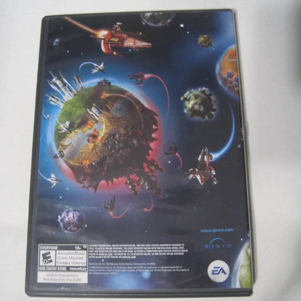 Spore (Windows/Mac, 2008) DVD-ROM Computer Video Game (EA) (Maxie) (rated E 10+)